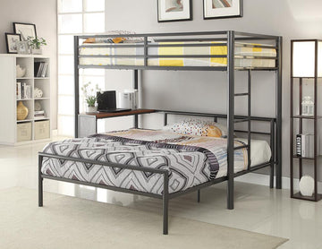 Metal Workstation Twin Loft Bed