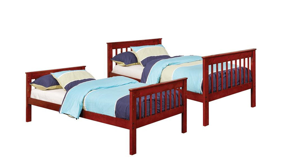 Parker Chestnut Twin-over-Twin Bunk Bed