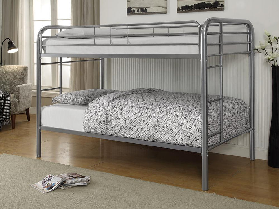 Morgan  Silver Twin Bunk Bed