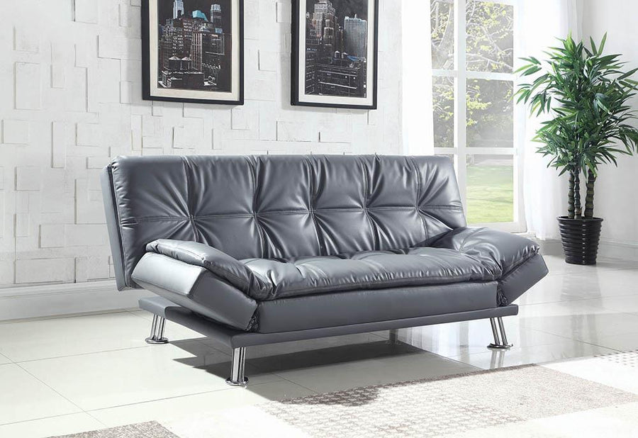 Dilleston Contemporary Dark Grey Sofa Bed