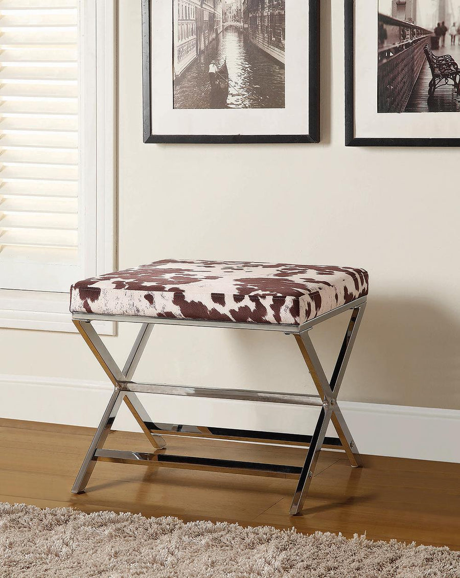 Cow Pattern Ottoman