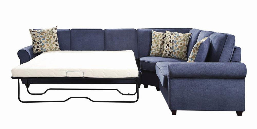 Kendrick Transitional Blue Sectional