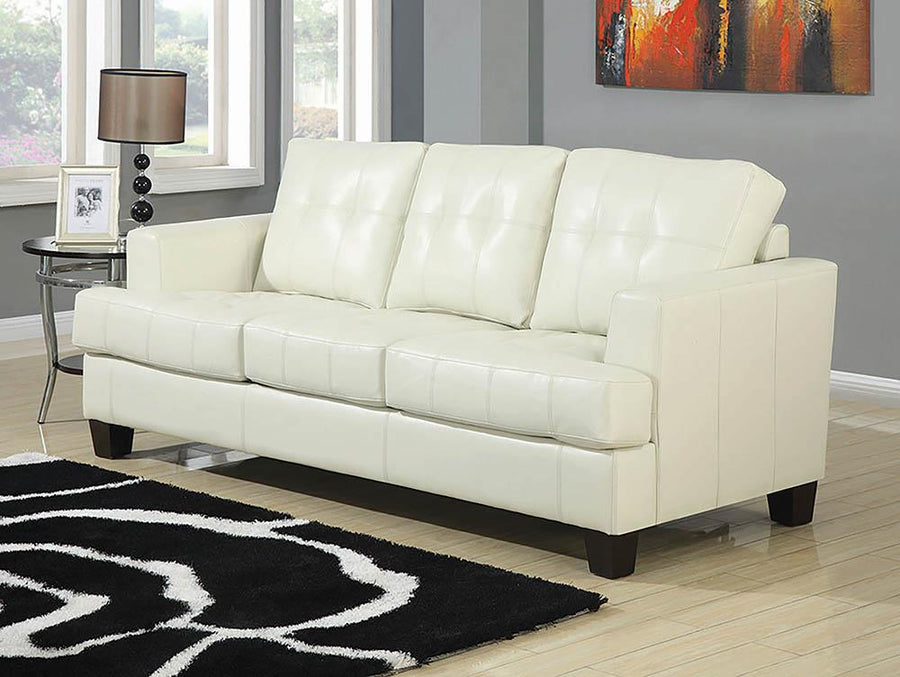 Samuel Transitional Cream Sleeper Sofa