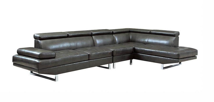 Piper Contemporary Charcoal Sectional