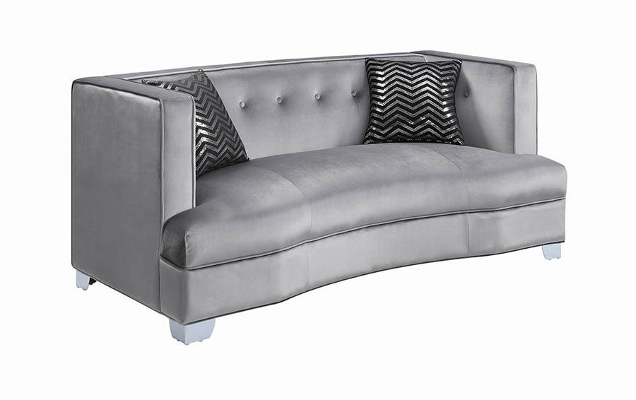 Bling Game Living Room Contemporary Loveseat