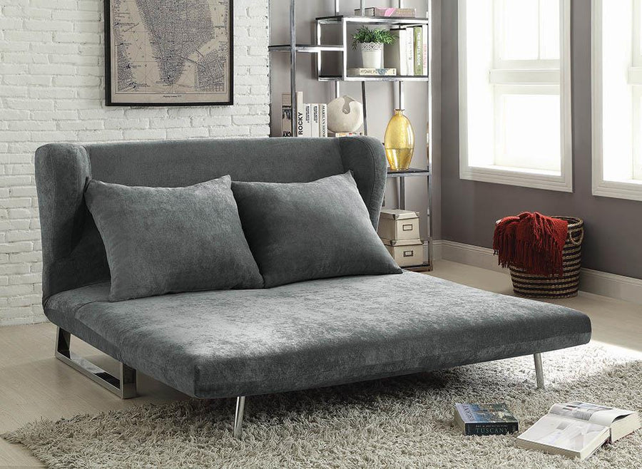 Transitional Grey Sofa Bed