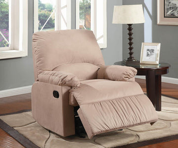 Casual Brown Glider Recliner