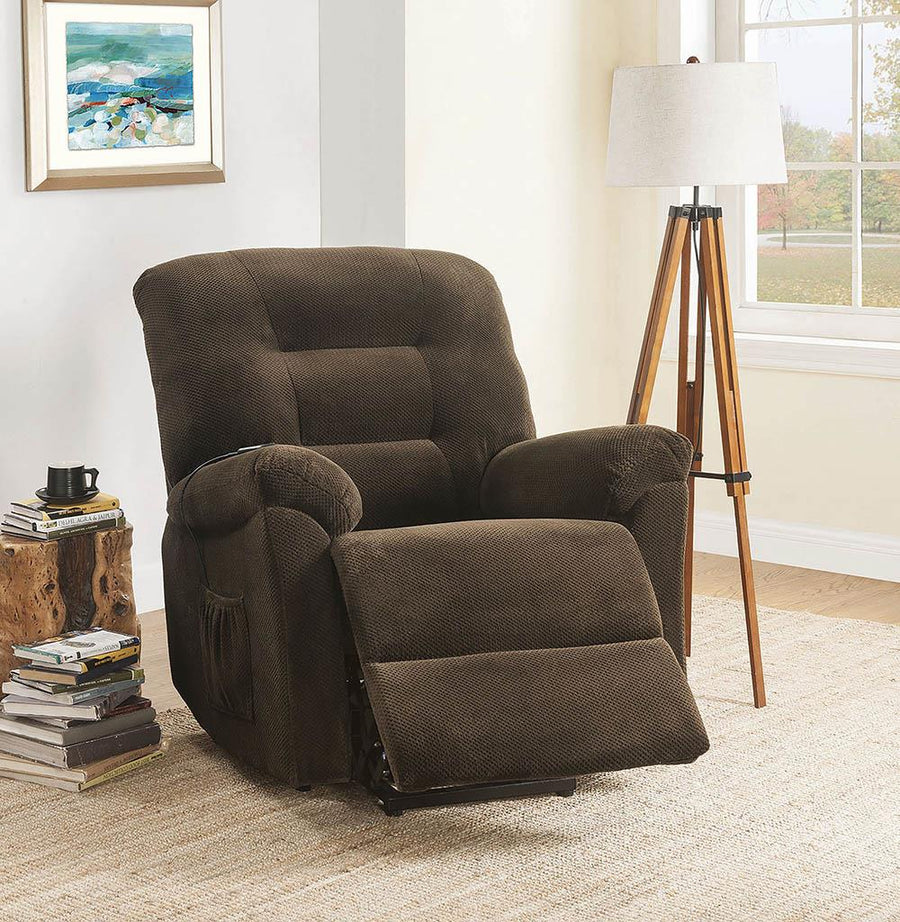 Chocolate Power Lift Recliner