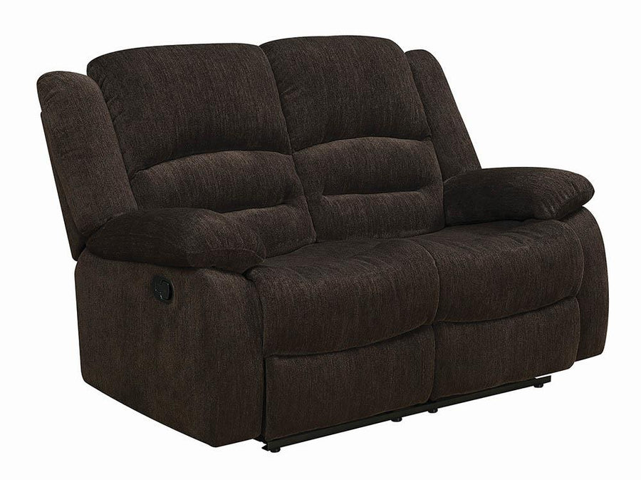 Gordon Chocolate Reclining Loveseat