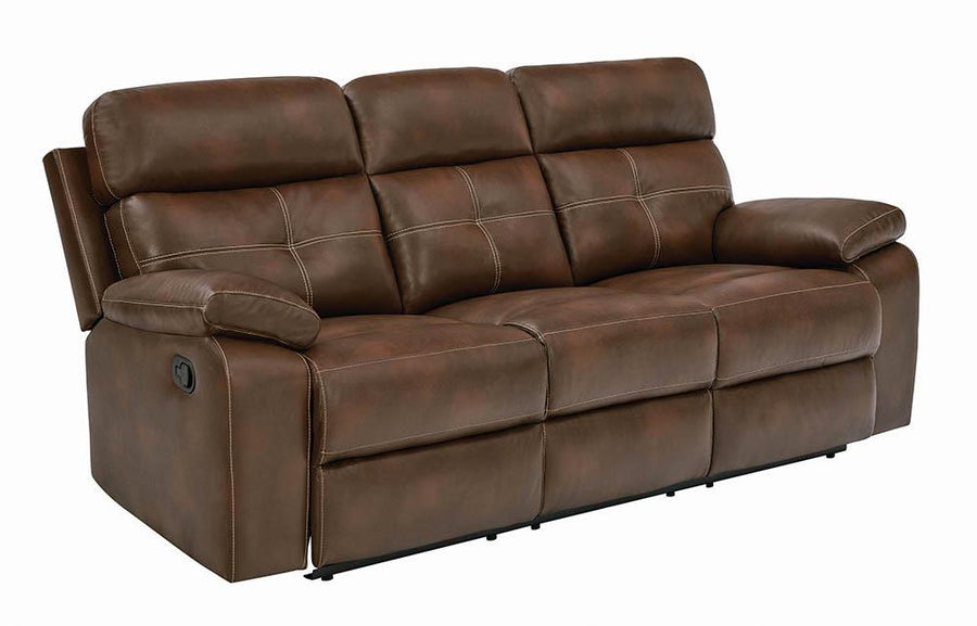 Damiano Transitional Brown Motion Sofa