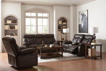 Zimmerman Casual Dark Brown Motion Sofa