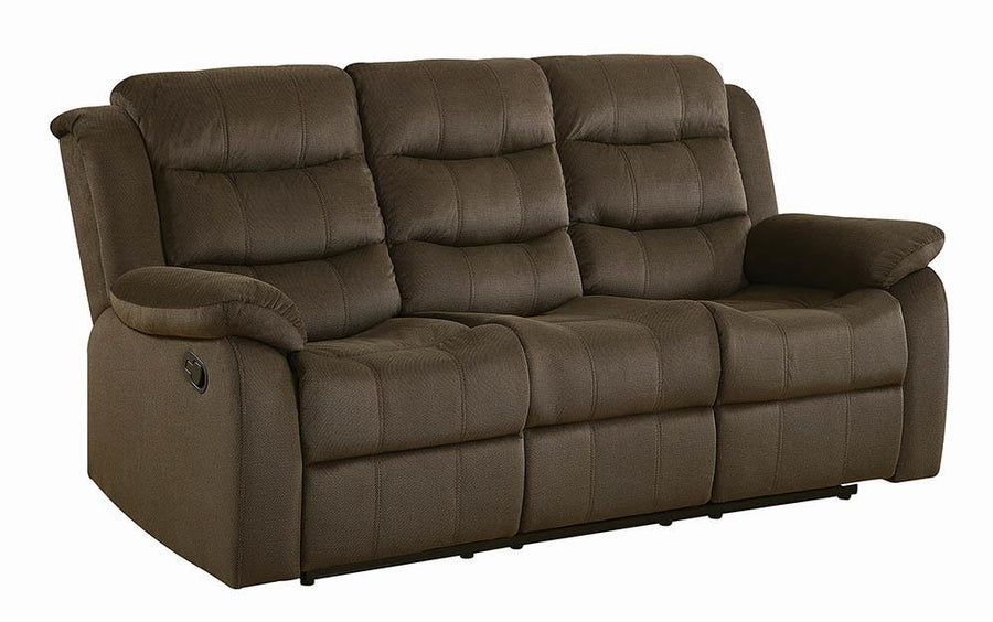 Rodman Chocolate Reclining Sofa