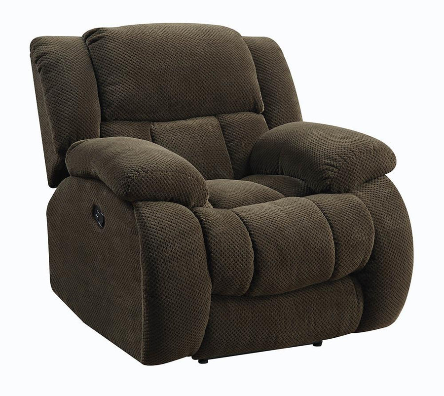 Weissman Brown Glider Recliner