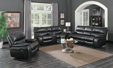 Willemse Dark Brown Reclining Three-Piece Living Room Set