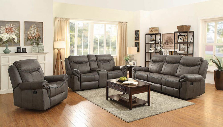 Sawyer Transitional Taupe Motion Sofa