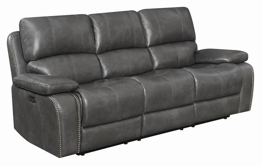 Ravenna Casual Charcoal Power Sofa