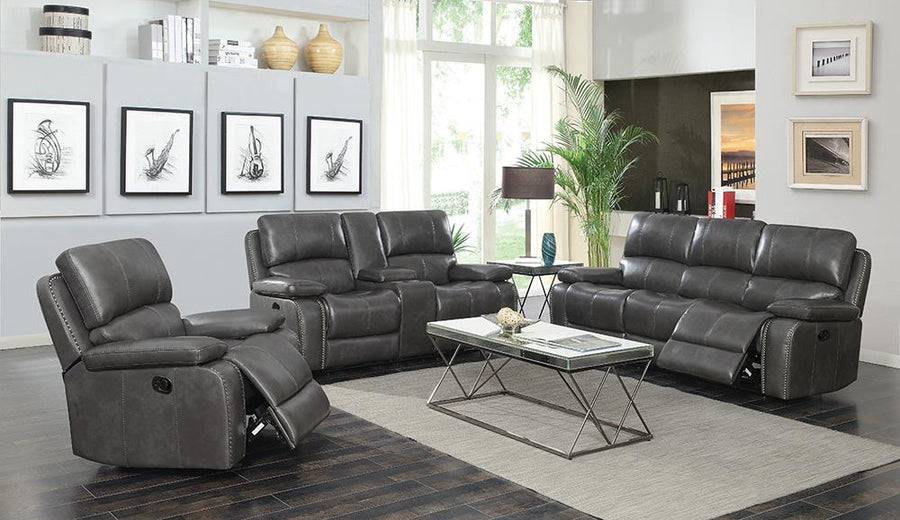 Ravenna Casual Charcoal Motion Sofa