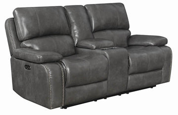 Ravenna Casual Charcoal Power^2  Loveseat