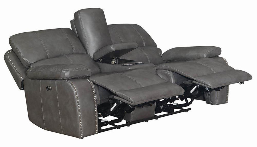 Ravenna Casual Charcoal Power Loveseat