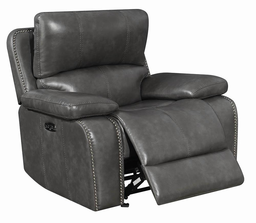 Ravenna Casual Charcoal Power^2 Glider Recliner