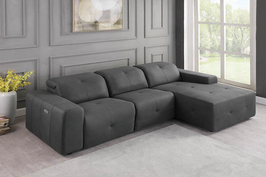 3 Pc Power Sectional