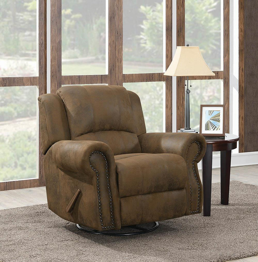 Sir Rawlinson Brown Swivel Rocking Recliner