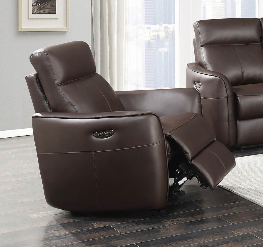 Scranton Casual Dark Brown Power^2 Glider Recliner