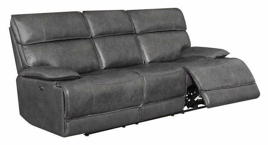 Standford Casual Charcoal Power Sofa