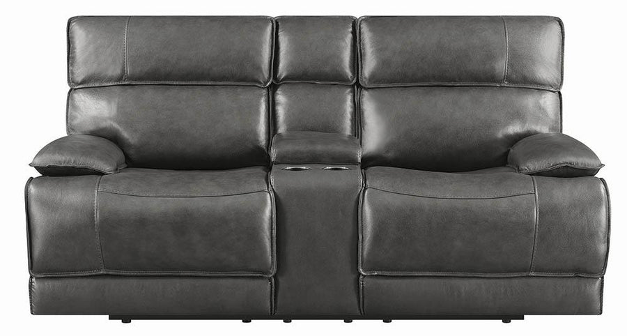 Standford Casual Charcoal Power Loveseat