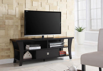 Transitional Cappuccino TV Console