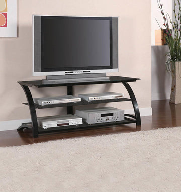 Contemporary Black Metal TV Console