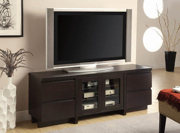 Contemporary Cappuccino TV Console