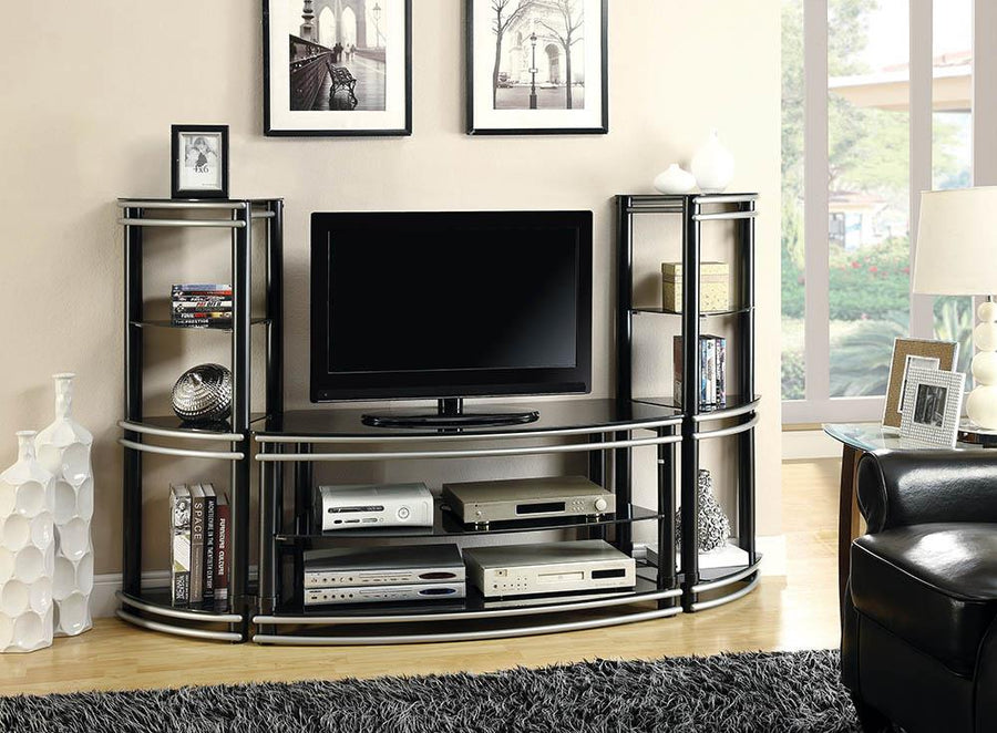 Contemporary Black Metal TV Console