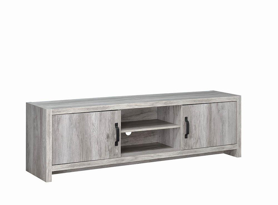 Modern Grey Driftwood TV Console