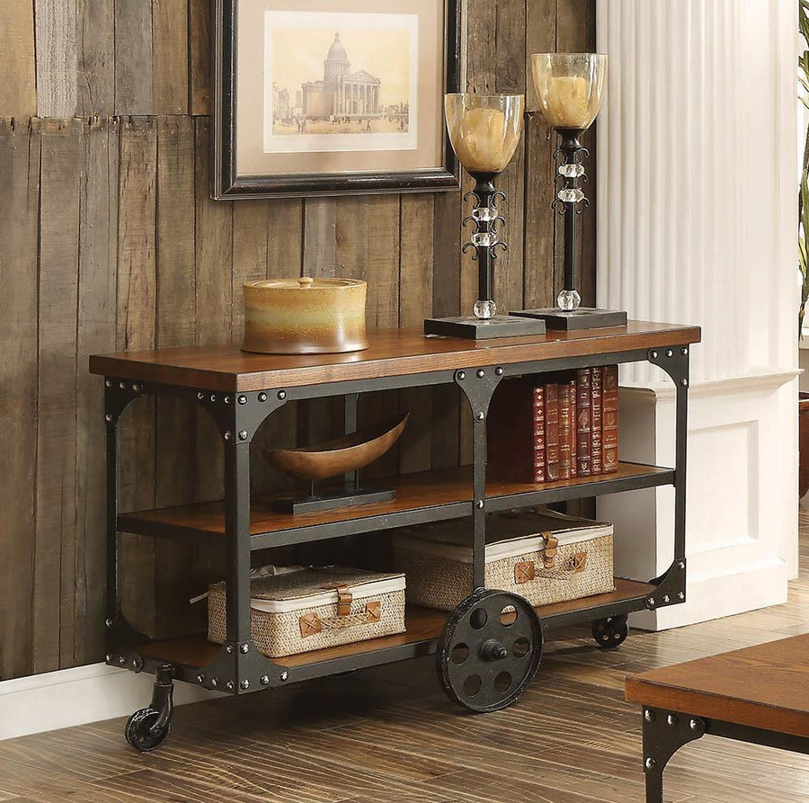 Rustic Cherry Sofa Table