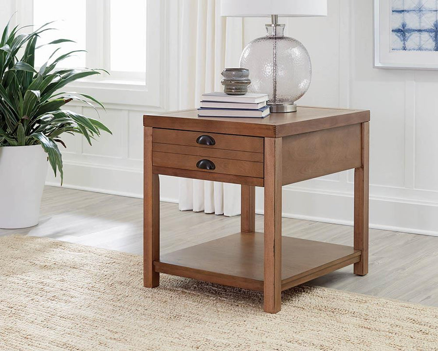 Occasional Group Casual Light Oak End Table