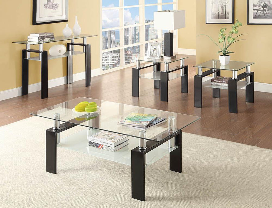 Occasional Contemporary Black End Table