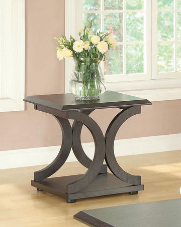 Casual Cappuccino End Table