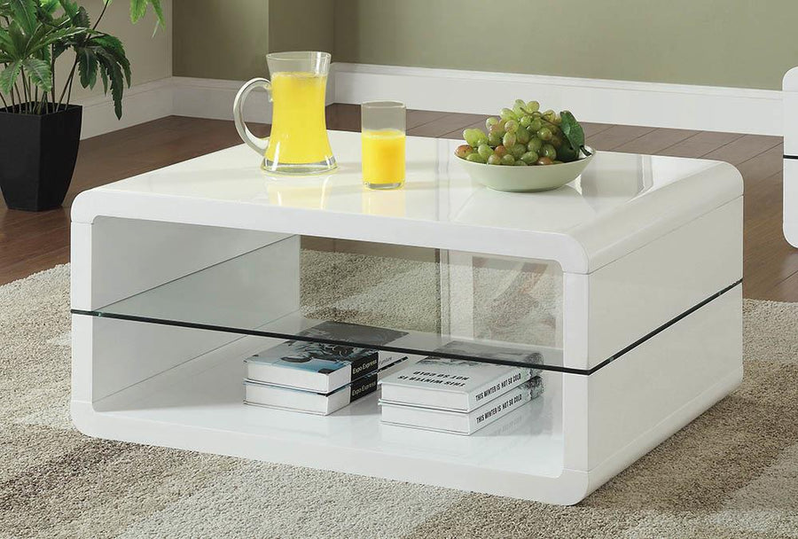 Modern White Coffee Table