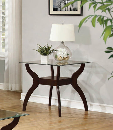Casual Cappuccino End Table