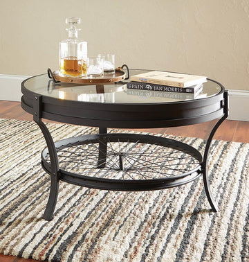 Industrial Black Coffee Table