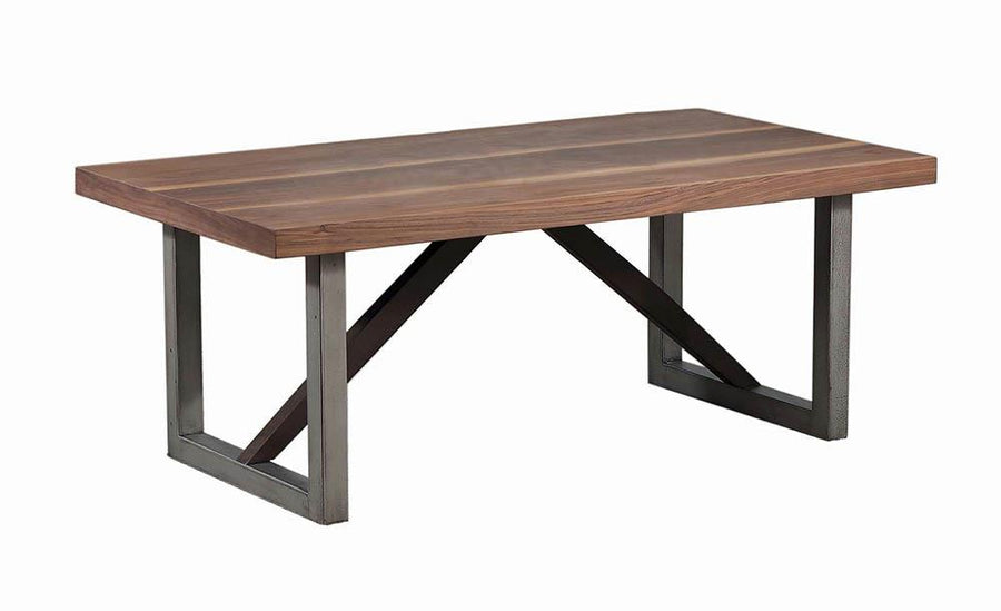 Industrial Walnut Coffee Table