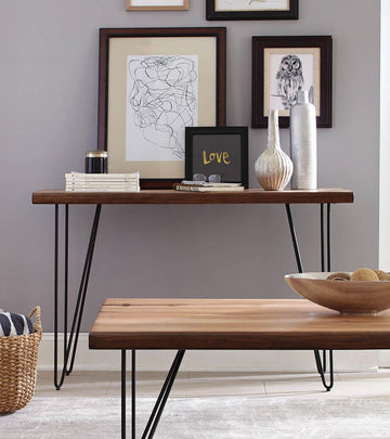 Mid-Century Modern Mahogany Sofa Table