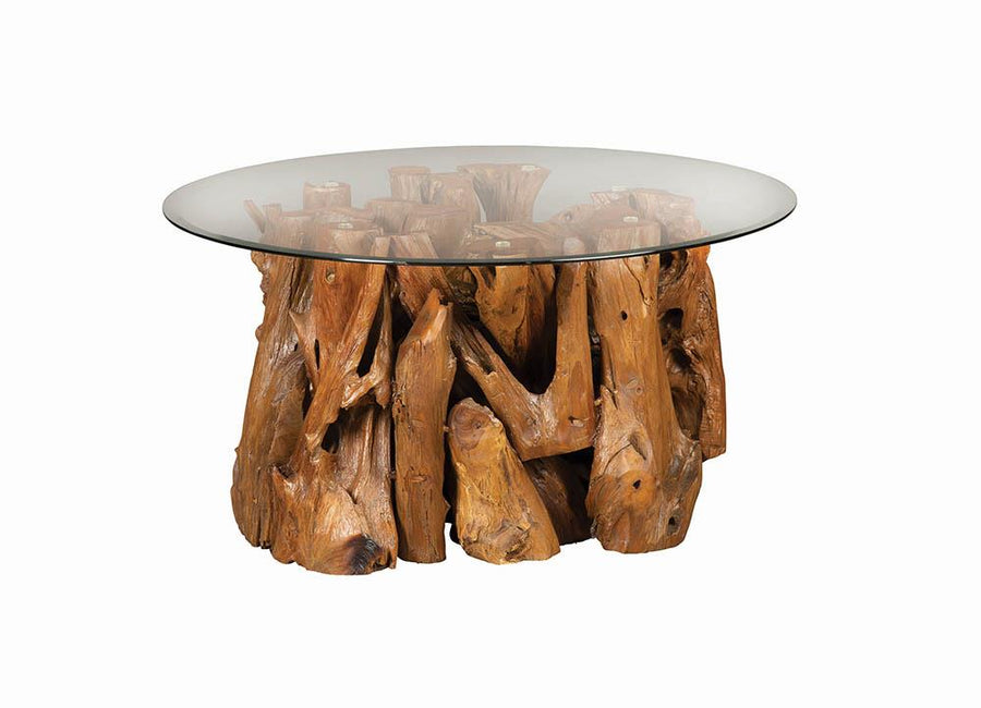 Rustic Teak Root Coffee Table