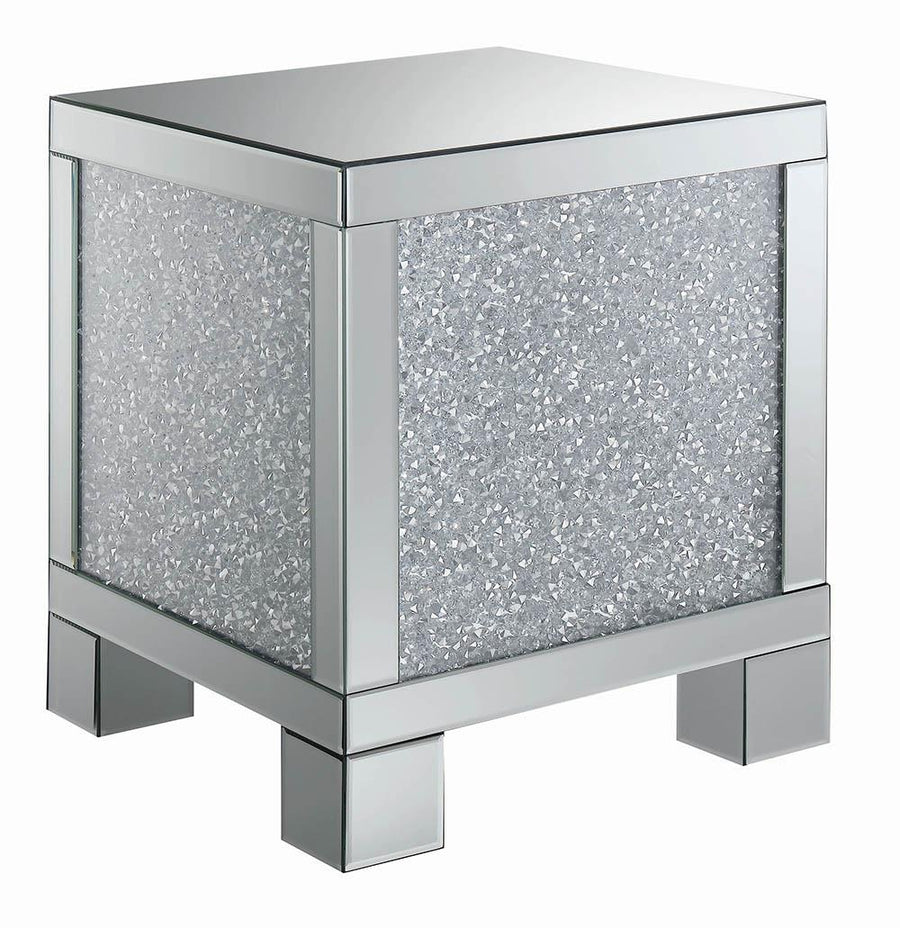 Contemporary Silver Side Table