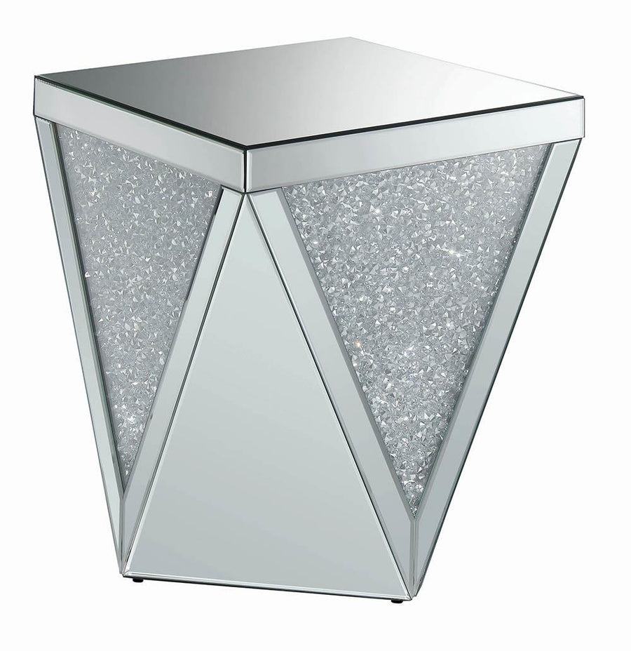 Contemporary Silver Side Table