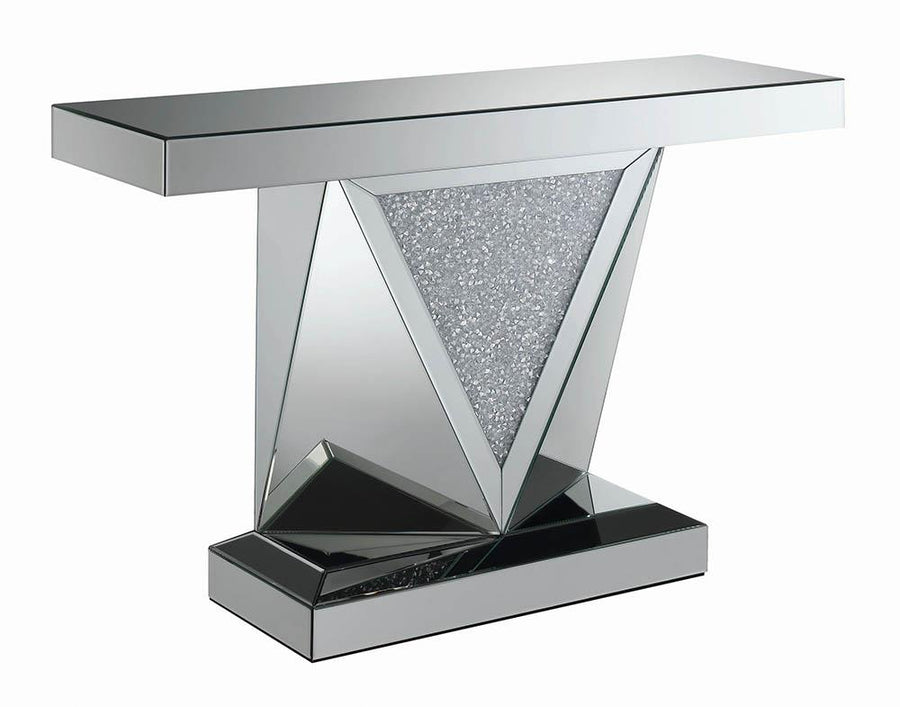 Contemporary Silver Sofa Table