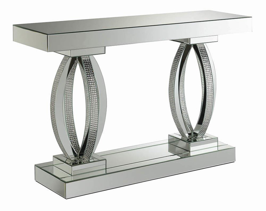 Contemporary Silver Sofa Table