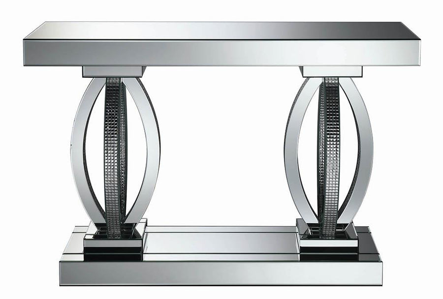 Contemporary Silver Sofa Table