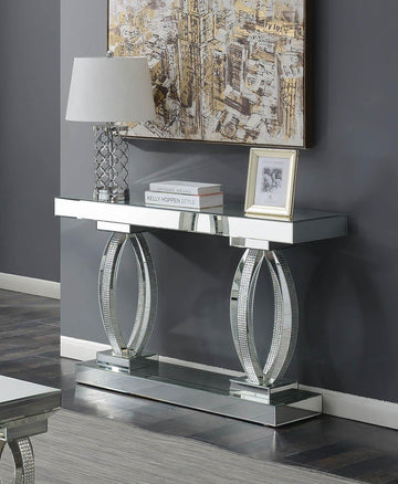 Contemporary Silver Sofa Table